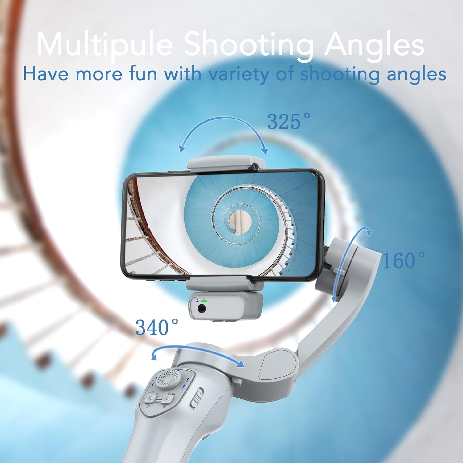 L7C Pro Stabilizer Gimbal | 3-Axis with AI Tracking
