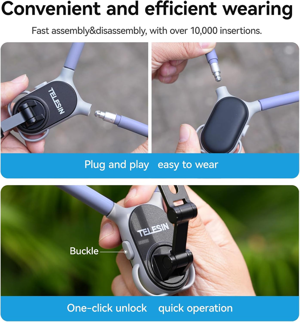 Premium packaging of the magnetic neck phone mount ready to gift to your loved ones and ready to ship