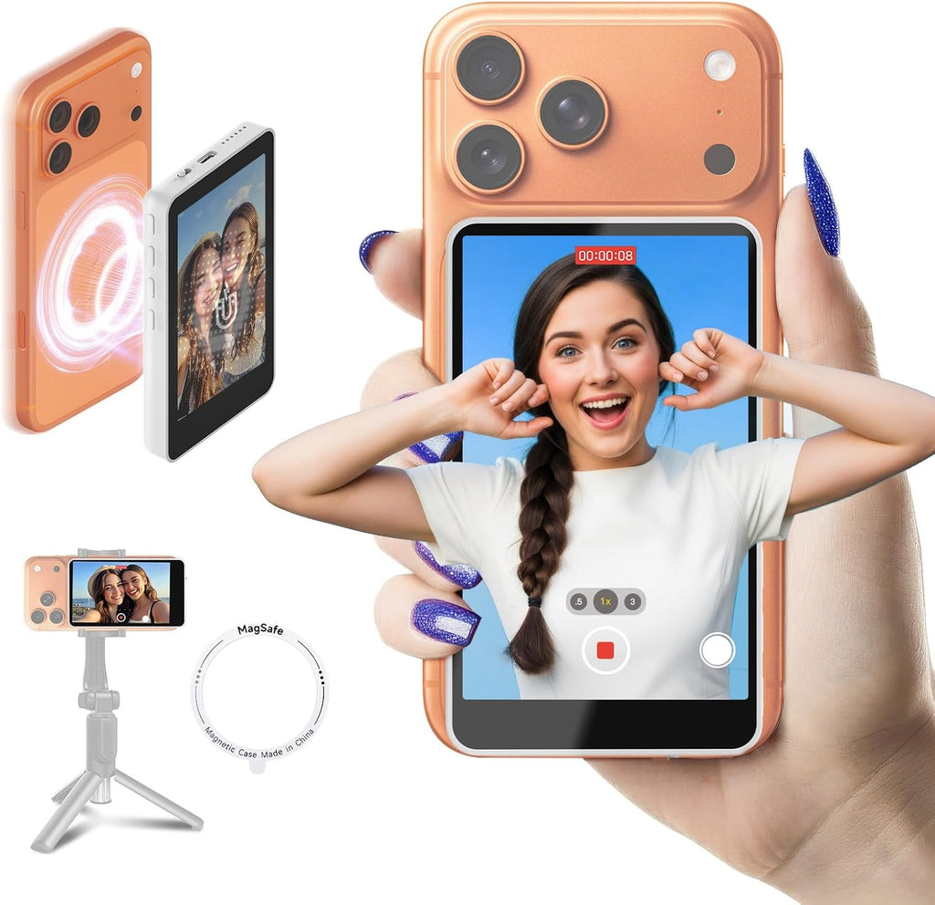 Wireless Selfie Monitor: Wireless smartphone monitor, perfect for content creators, enables real-time framing and recording for pro-quality videos in Santieshop-Bonaire