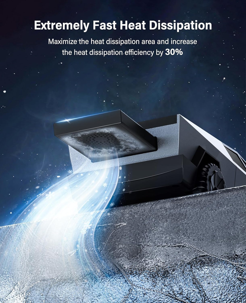 Reinforced non slip base of the Cyberdock charger showing desk protection and stability features
