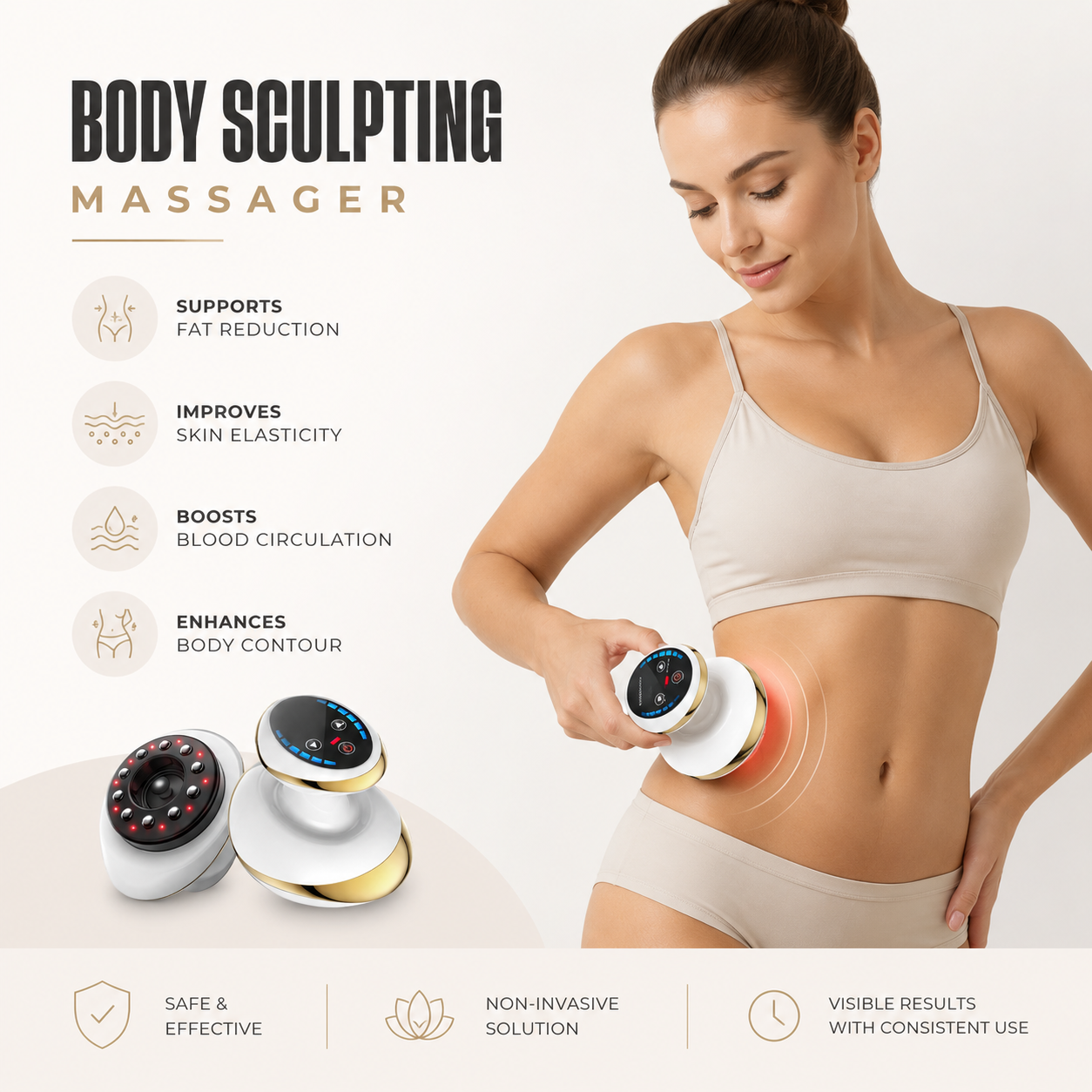 Advanced Body Shaping Massager | Targets Localized Fat