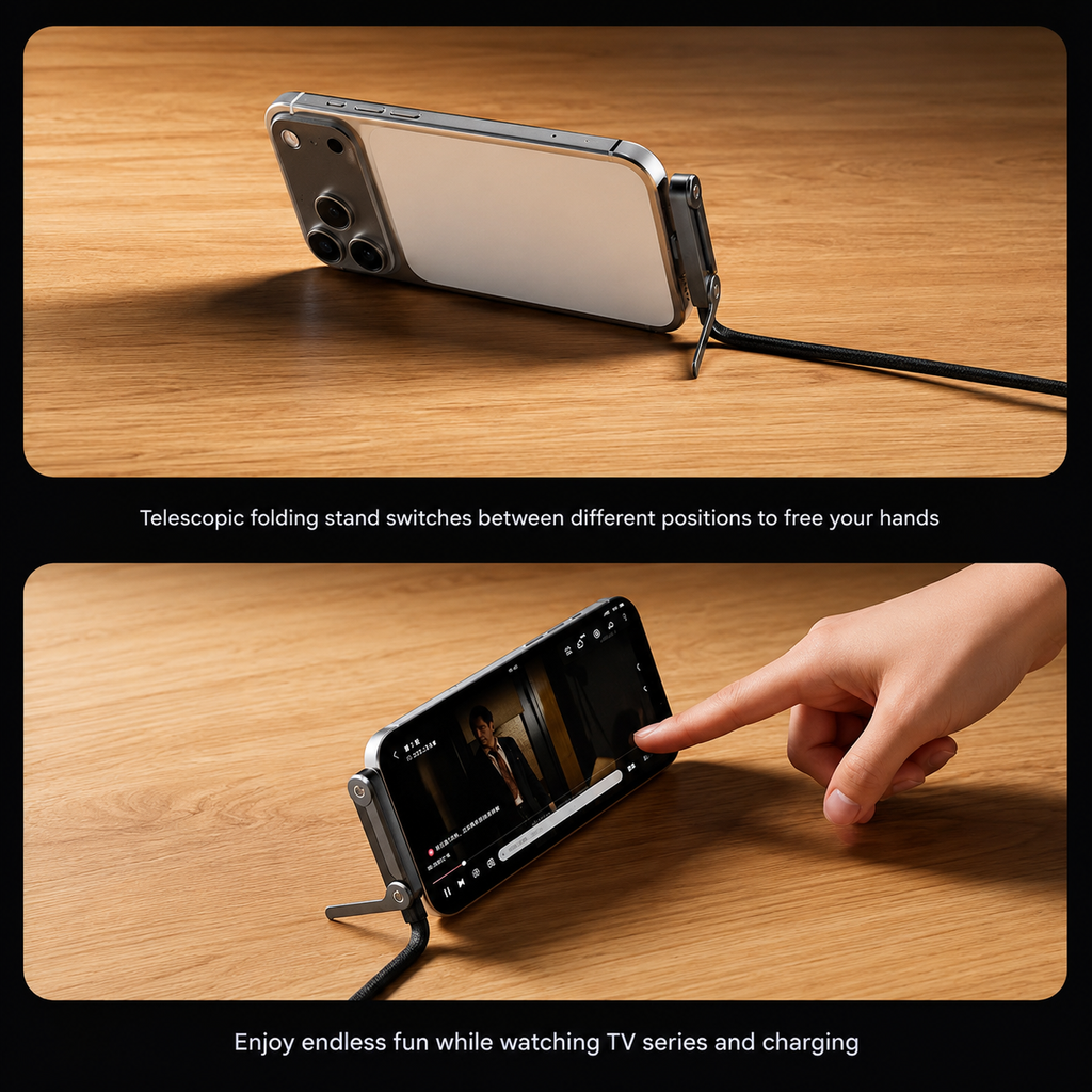 2-in-1 Foldable Stand Cable