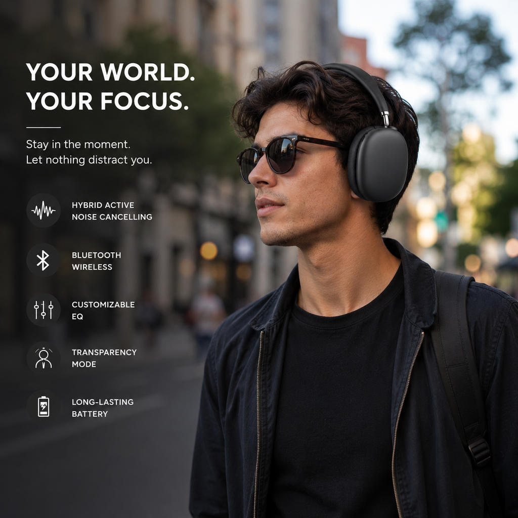 CyberPods wireless earbuds with custom equalizer, long battery life for shopping, walking