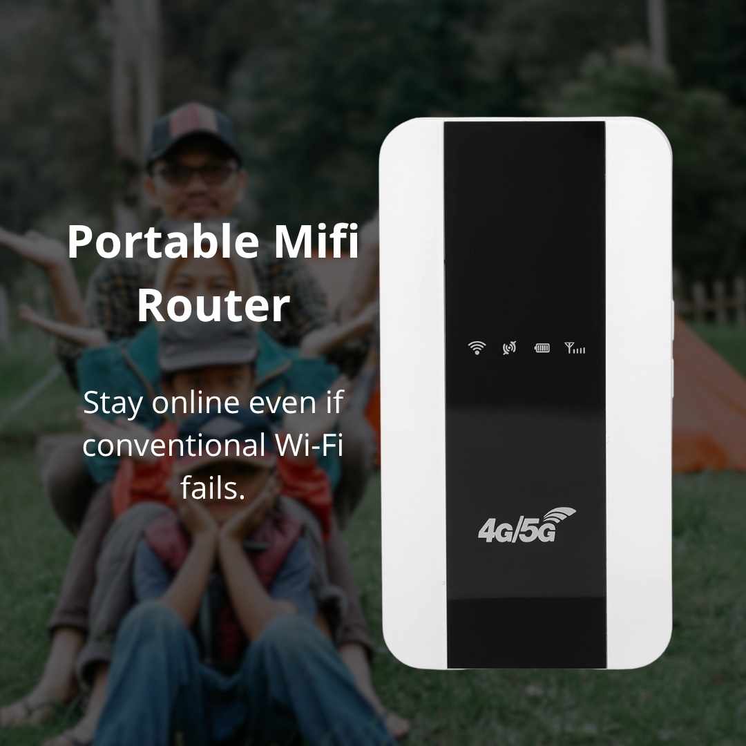 A digital nomad on the coast enjoying absolute data privacy control and stable Wi-Fi speed performance powered by the pocket device